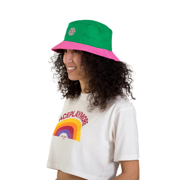 Bucket Hat AcePlayMore Riri Green Pink