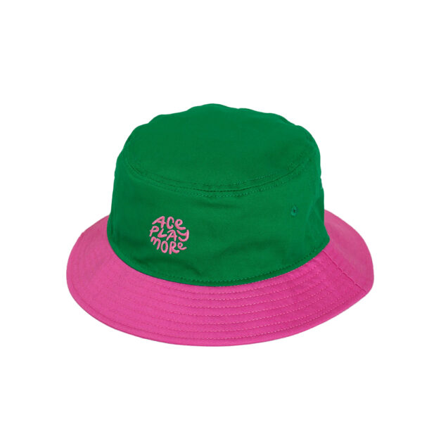 Bucket Hat AcePlayMore Riri Green Pink