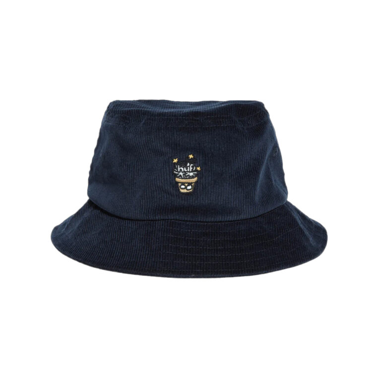 Κοτλέ Καπέλο Bucket HUF Pot Head Navy