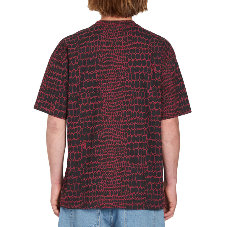 T-Shirt Volcom Todd Bratrud 3 Black Red Print
