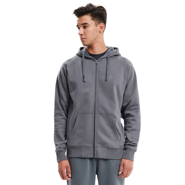 Emerson Zip Hoodie 232.EM21.34 Stone Grey