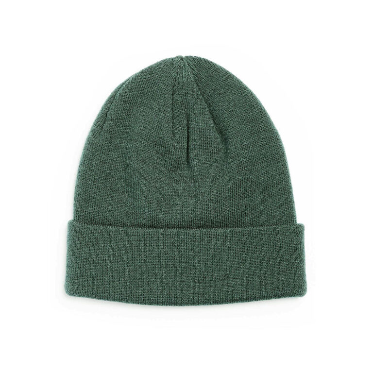 Unisex σκουφί EMERSON 222.EU03.19P σε χρώμα pine (πράσινο), με ελαστική πλέξη, γύρισμα στο τελείωμα και διακριτικό ραφτό λογότυπο.