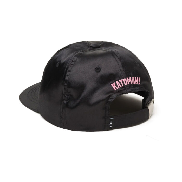 HUF Beat Cafe 6 Panel Hat Black