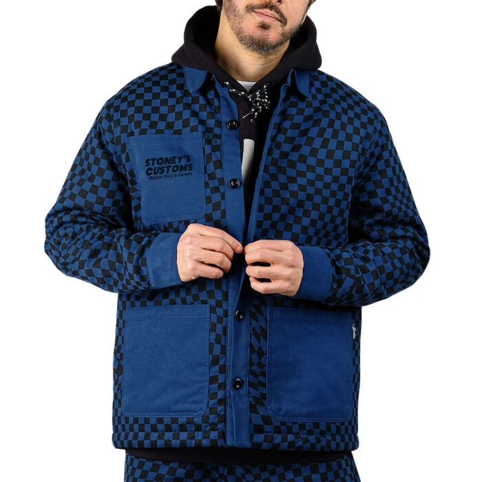 The Dudes Stoneys Workers Jacket Blue Black