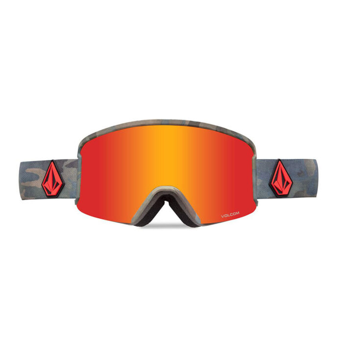 Volcom Garden Cloudwash Camo Red Chrome + Bonus Low Light Lens
