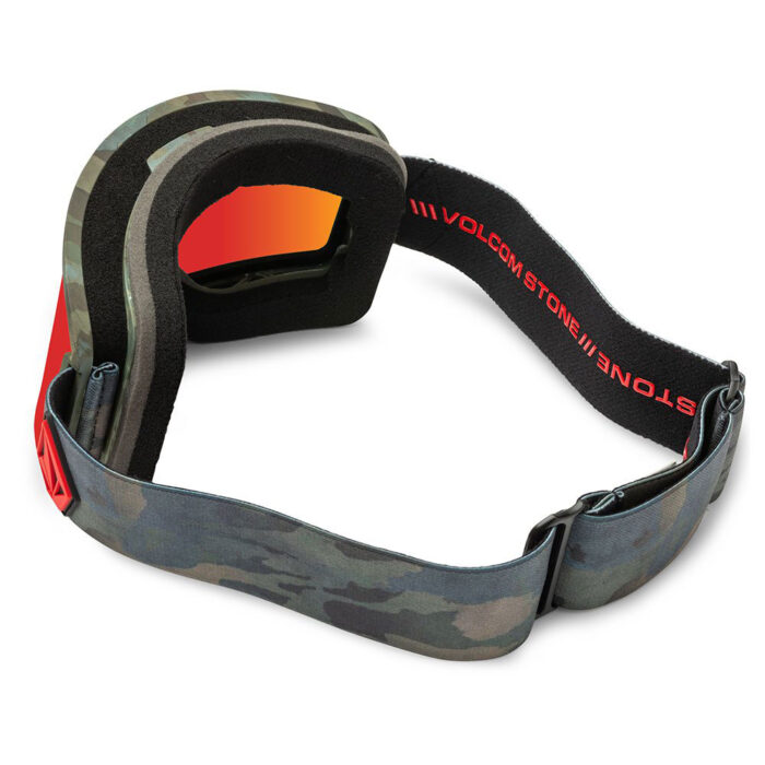Volcom Garden Cloudwash Camo Red Chrome + Bonus Low Light Lens