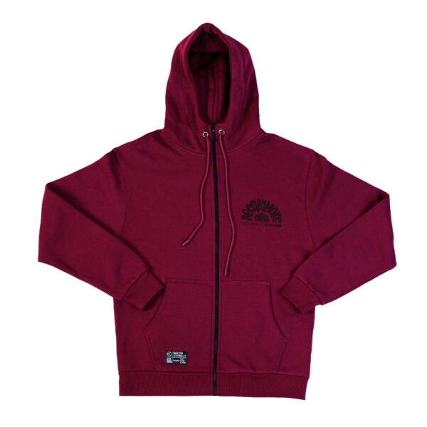 Aceplaymore Sunset Unisex Zip Hoodie Burgundy