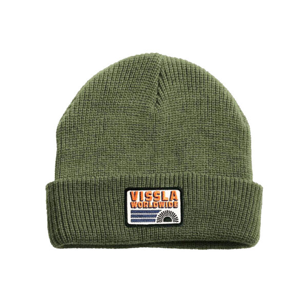 Vissla Solid Sets Eco Beanie Army Green