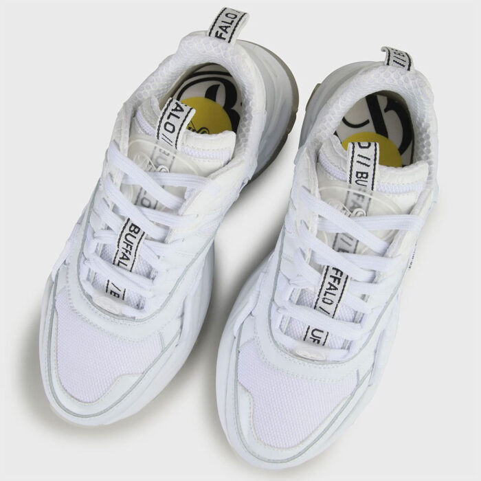 Buffalo Triplet Hollow Men Sneakers White