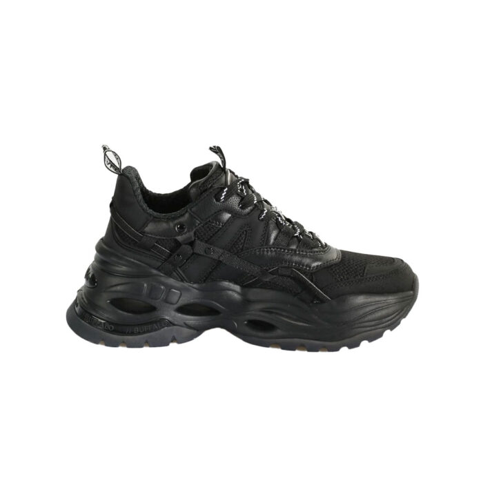Buffalo Triplet Hollow Men Sneakers Black