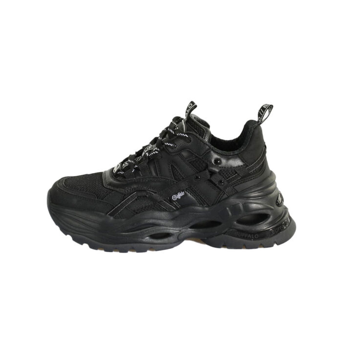 Buffalo Triplet Hollow Men Sneakers Black