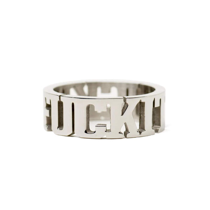 HUF Fuck It Ring Silver