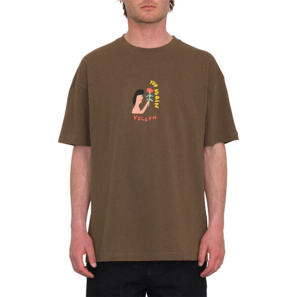 Volcom Arthur Longo 1 T-Shirt Dark Brown