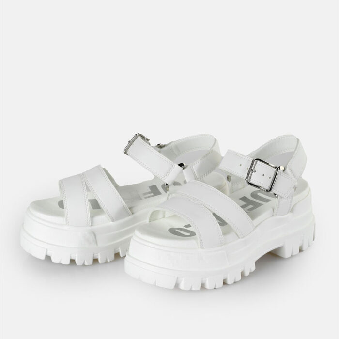 Buffalo Aspha TS Sandal Vegan White