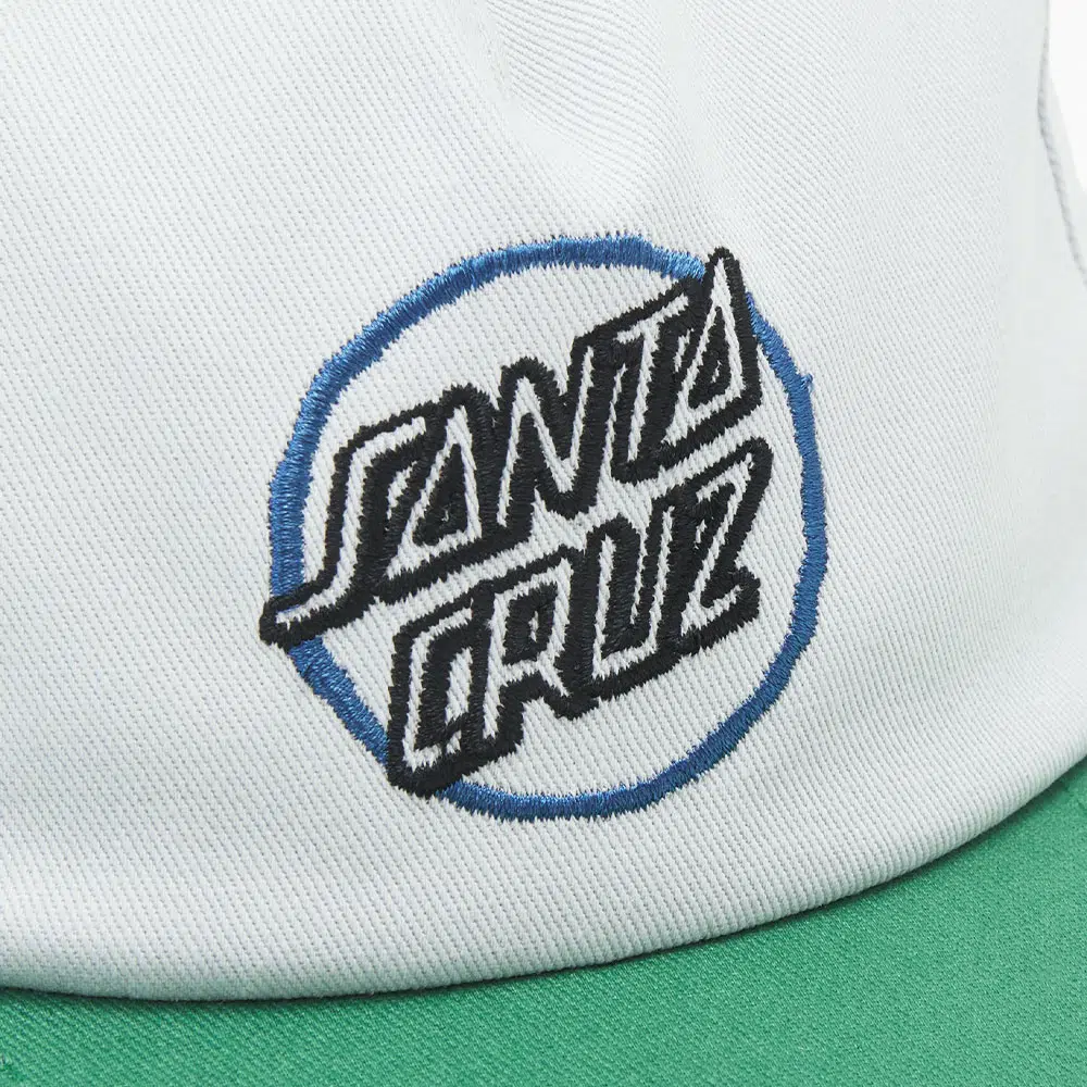 Santa Cruz Breaker Opus Unisex Cap Light Grey Green