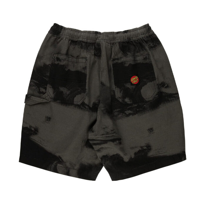 Santa Cruz Painters Shorts Relaxed Ανδρικό Black Crash