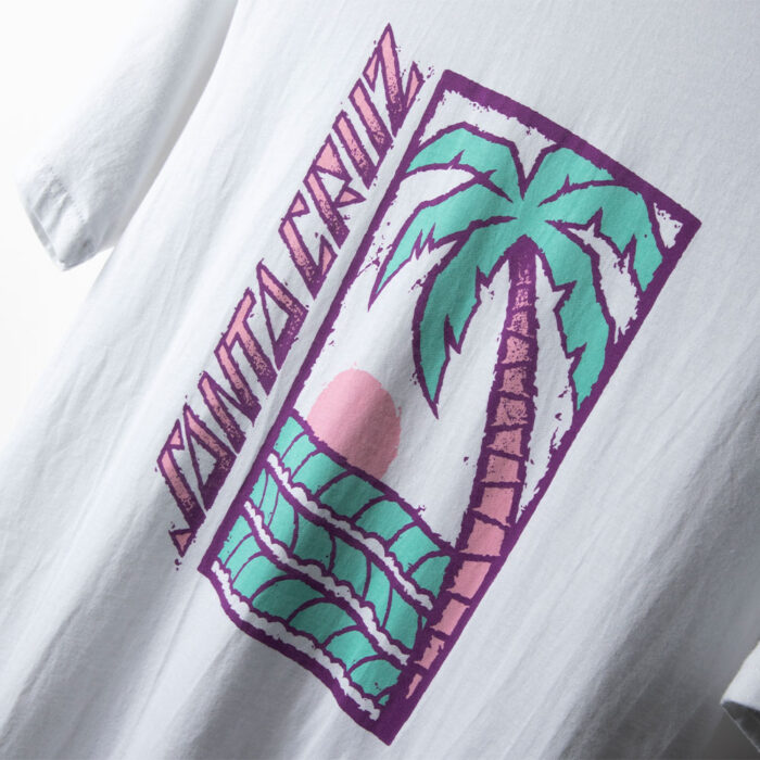 Santa Cruz Palm Strip Loose Fit T-Shirt White