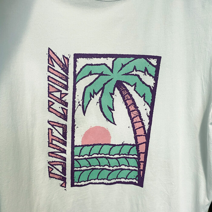 Santa Cruz Palm Strip Loose Fit T-Shirt Γυναικείο White - Image 3