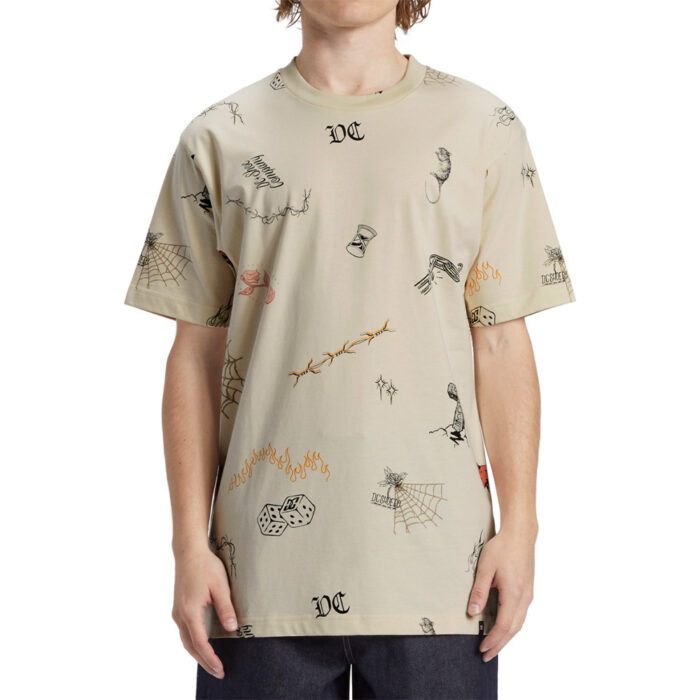 DC Scribble T-Shirt Sand