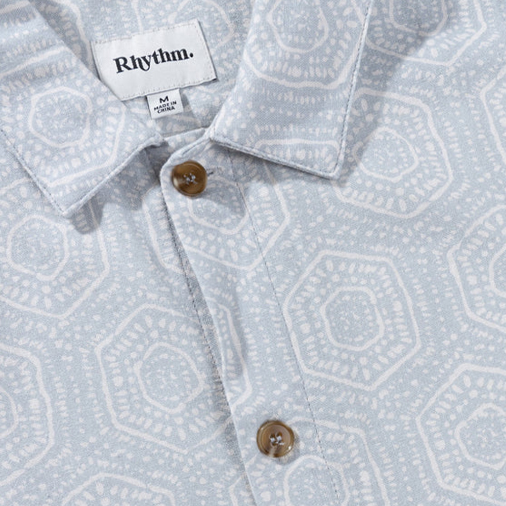 Rhythm Gleam SS Shirt Ανδρικό Sea Foam - Image 3
