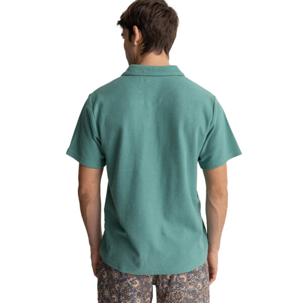 Rhythm Vintage Terry Polo Teal