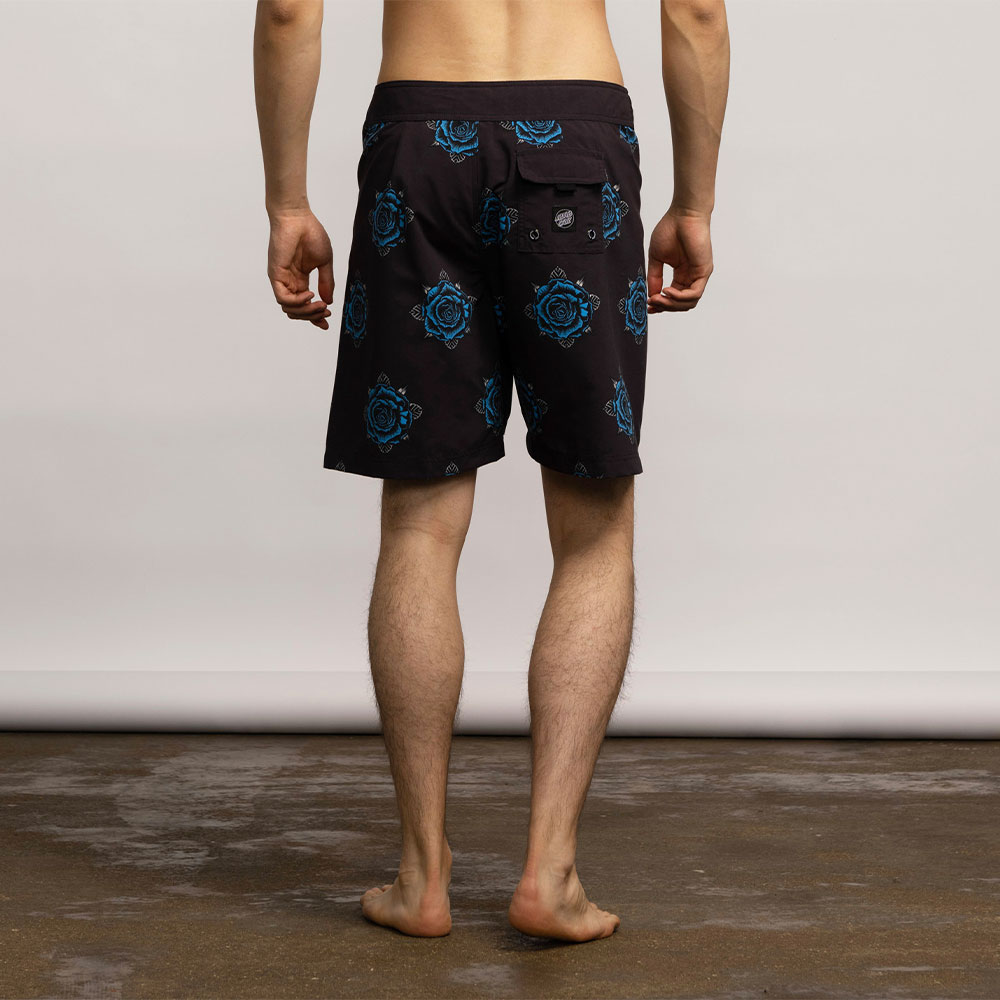 Santa Cruz Dressen Rose Boardshorts Black