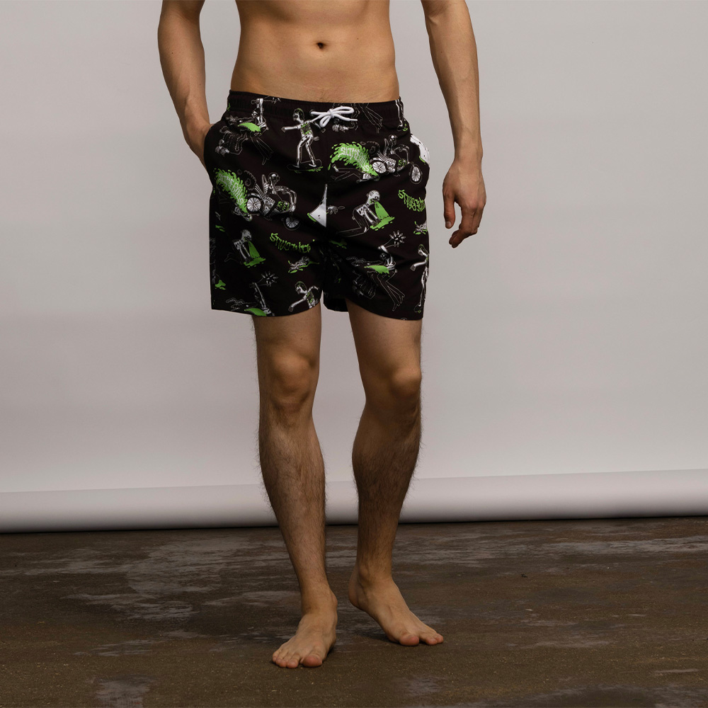 Santa Cruz The Scene Report Swimshorts Black