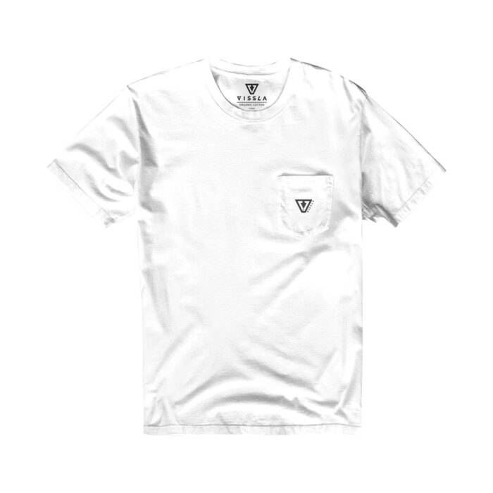 Vissla Established Pocket T-Shirt White