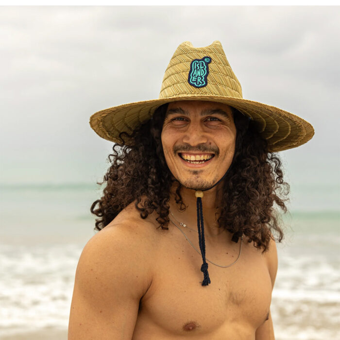 AcePlayMore Aqua Islander Unisex Straw Hat Natural