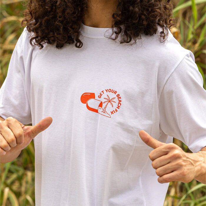 AcePlayMore Beach Fix Unisex T-Shirt White