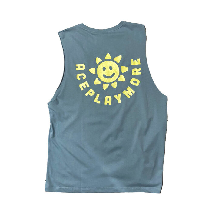 AcePlayMore Sunsational Unisex Tank Cool Grey
