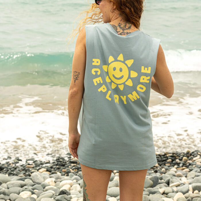 AcePlayMore Sunsational Unisex Tank Cool Grey