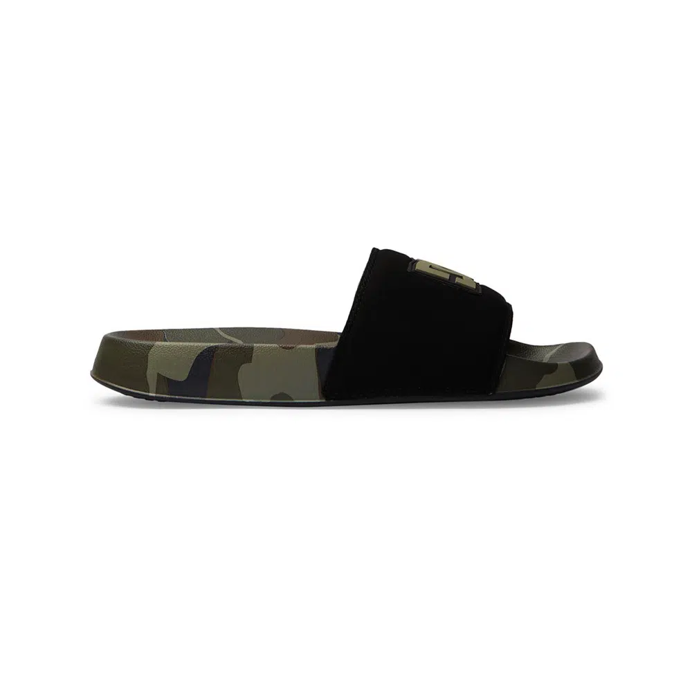DC Slides SE White Black Camo