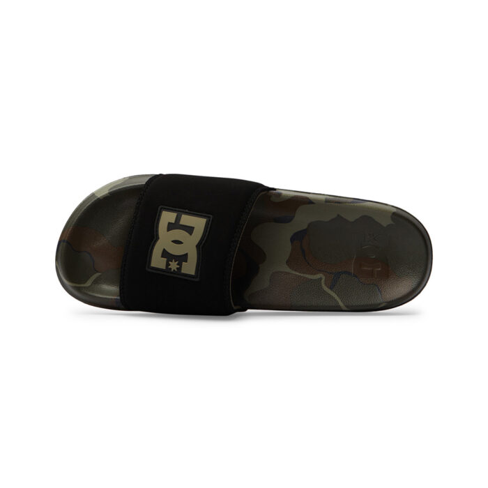 DC Slides SE White Black Camo