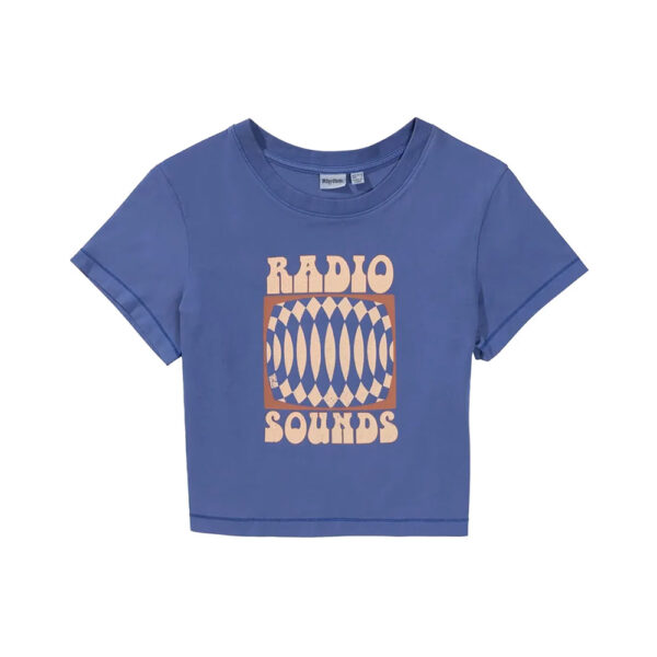 Rhythm Interrupted Crop Top Cobalt Blue