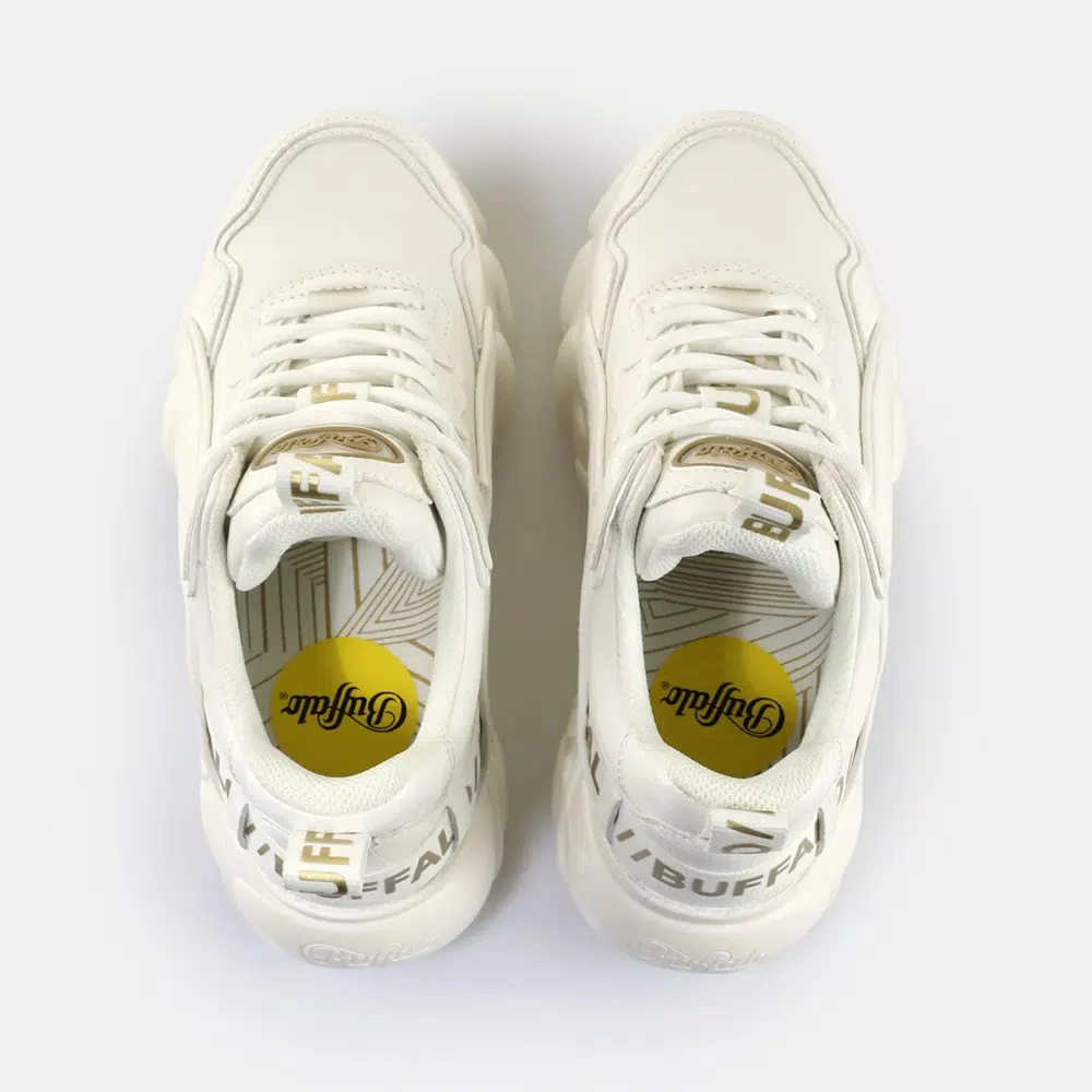 Buffalo CLD Chai Sneakers White Croco