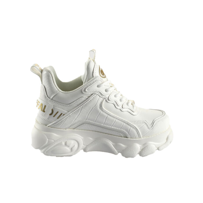 Buffalo CLD Chai Sneakers White Croco