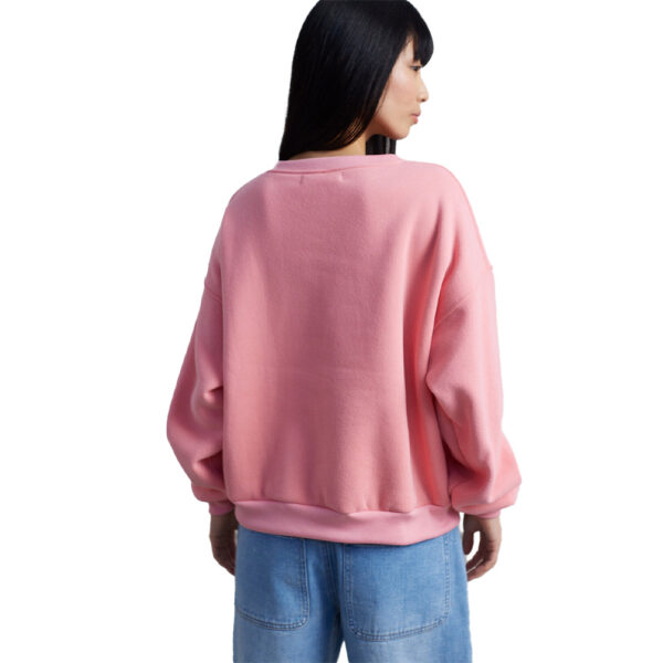 24 Colours Oversized Crewneck Pink