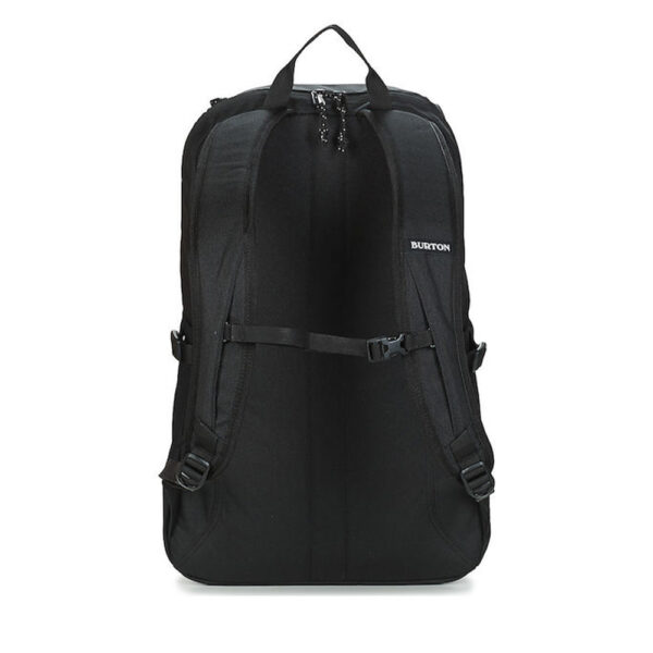 Σακίδιο πλάτης Burton Prospect 2.0 20L σε μαύρο χρώμα (True Black), με μοντέρνο σχεδιασμό, πολλαπλές τσέπες και λογότυπο Burton στο μπροστινό μέρος."
