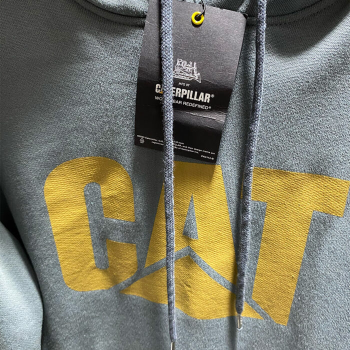 Cat WWR Hoodie Stormy Weather Grey