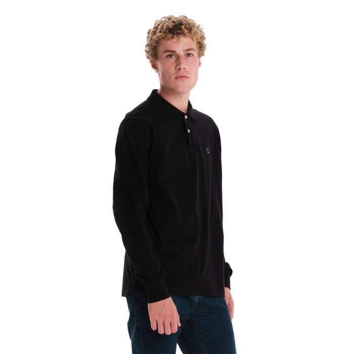 Emerson 242.EM35.01 LS Polo Tee Black