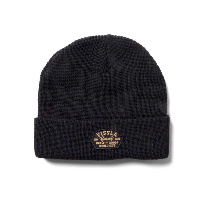 Vissla Solid Sets Eco Unisex Beanie Black