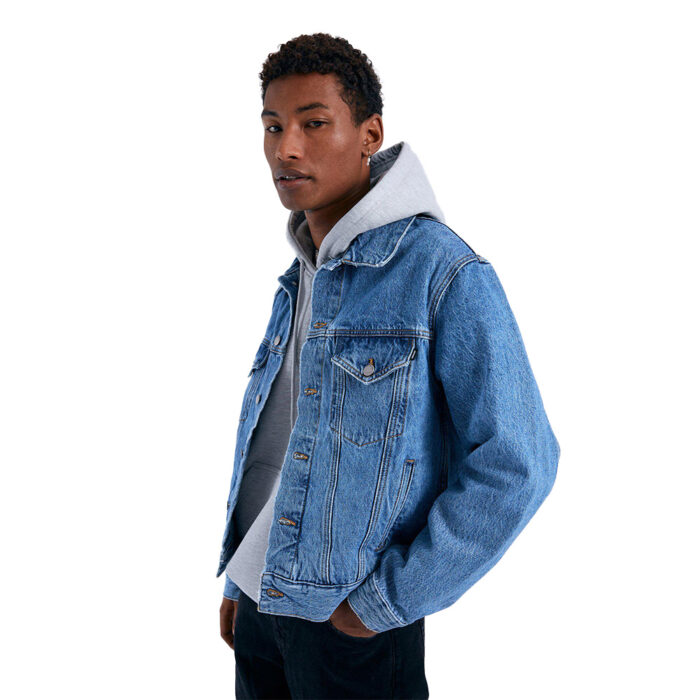 Dr.Denim Joey Trucker Denim Jacket Unisex Retro Blue