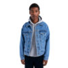 Dr.Denim Joey Trucker Denim Jacket Unisex Retro Blue