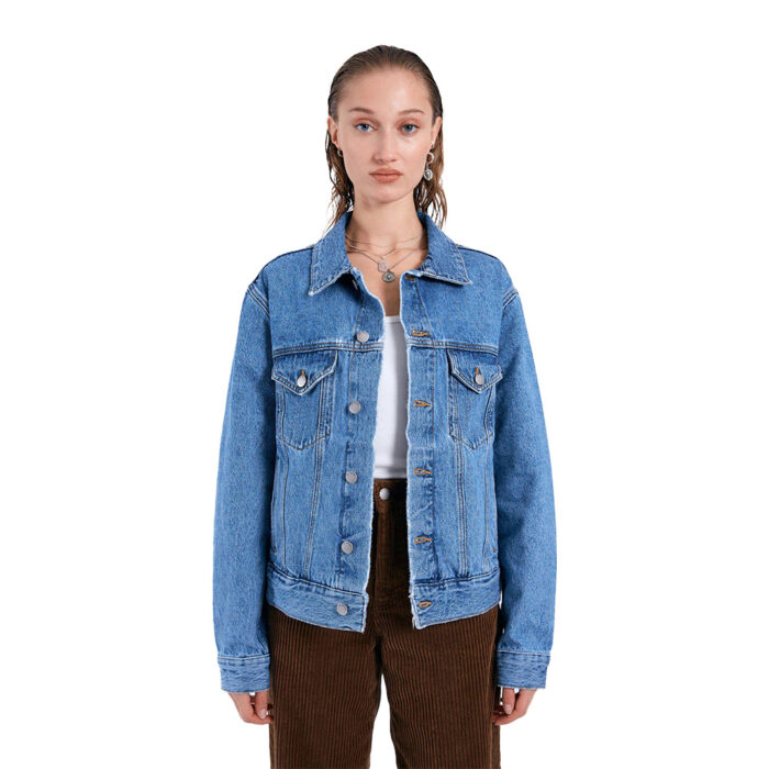 Dr.Denim Joey Trucker Denim Jacket Unisex Retro Blue
