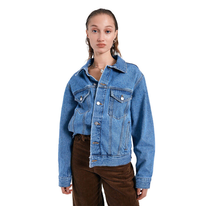 Dr.Denim Joey Trucker Denim Jacket Unisex Retro Blue