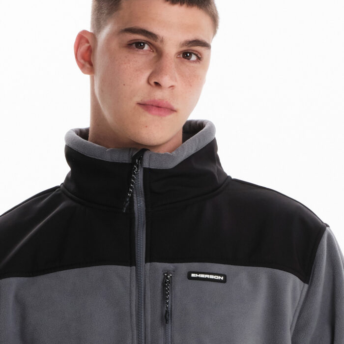 Emerson 242.EM11.108 Fleece Jacket Grey Black