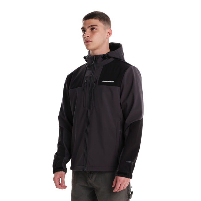 Emerson 242.EM11.06 Bonded Jacket D.Grey/Black