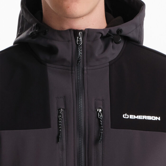 Emerson 242.EM11.06 Bonded Jacket D.Grey/Black