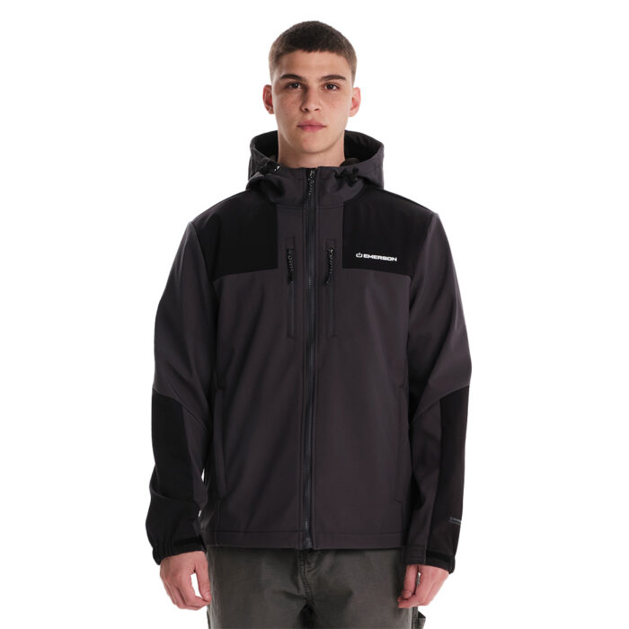 Emerson 242.EM11.06 Bonded Jacket D.Grey/Black